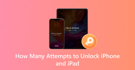 Quantas tentativas para desbloquear iPhone e iPad
