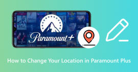 Alterar sua localização no Paramount Plus