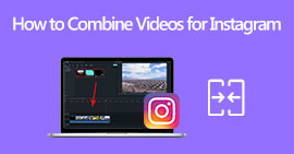 Como combinar vídeos para Instagram