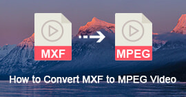 Converter MXF para MPEG