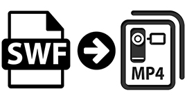 Converta SWF para MP4 gratuitamente