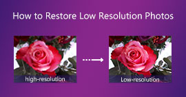 Como restaurar fotos de baixa resolução