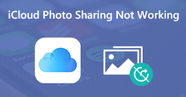 O compartilhamento de fotos do iCloud não está funcionando
