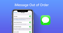 Consertar iMessages fora de ordem no iPhone