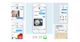 Mensagens de emoji do iOS 10