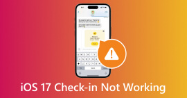 O check-in do iOS 17 não funciona