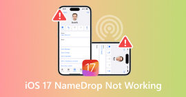 iOS 17 NameDrop não funciona