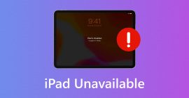 iPad indisponível