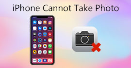 iPhone não pode tirar foto