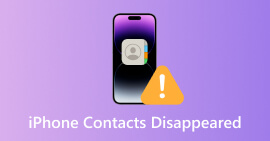 Os contatos do iPhone desapareceram
