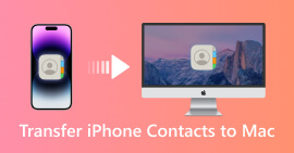 Transferência de contatos do iPhone para Mac