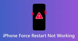 Forçar reinicialização do iPhone não funciona