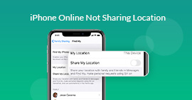 iPhone Online Não Compartilhando Localização