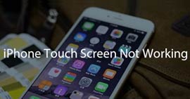 tela de toque do iPhone não está funcionando