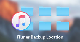 Localização de backup do iTunes