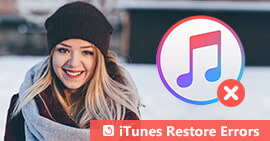Erros de restauração do iTunes