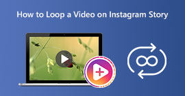 Faça um loop de uma história em vídeo no Instagram