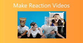 Faça vídeos de reação