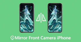 Espelhar câmera frontal iPhone