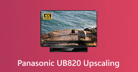 Aumento de escala do Panasonic Ub820