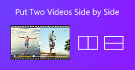 Coloque dois vídeos lado a lado