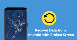 Recupere o telefone Android da tela quebrada