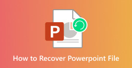 Recuperação de arquivos do PowerPoint