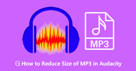 Reduza o tamanho do MP3 Audacity