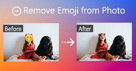 Remover emoji da foto
