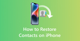 Restaurar contatos do iPhone