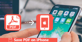 Salvar PDF no iPhone