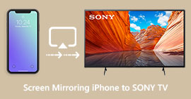 Espelhar a tela do iPhone para a TV Sony