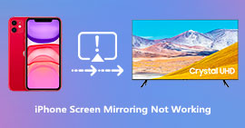 O espelhamento de tela não funciona no iPhone