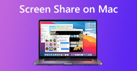 Compartilhamento de tela no Mac