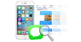 Pesquise e faça backup de mensagens de texto no iPhone