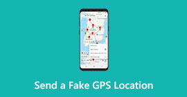 Enviar uma localização GPS falsa