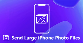 Envie grandes arquivos de fotos do iPhone