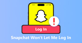 O Snapchat não me deixa fazer login