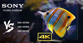 Comparações de TVs Sony 4k