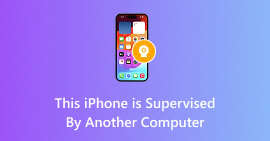 Este iPhone é supervisionado por outro computador