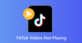 Vídeos do Tiktok não são reproduzidos