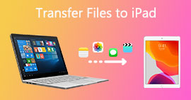 Transferir arquivos para o iPad Air