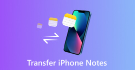 Transferir notas do iPhone