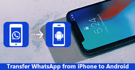 Transferir mensagens do WhatsApp do iPhone para o telefone Android