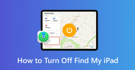 Desativar o Buscar meu iPad