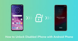 Desbloquear um iPhone desativado com telefone Android