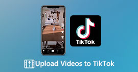 Carregar vídeos no TikTok