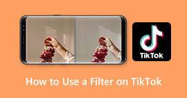 Use um filtro no TikTok