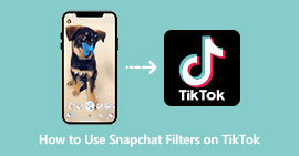 Use filtros do Snapchat no TikTok