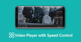 Player de vídeo com controle de velocidade